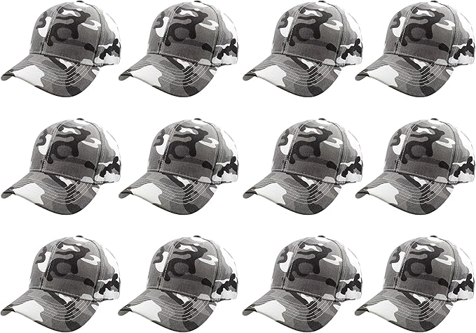 Gelante Plain Blank Baseball Caps Adjustable Back Strap Wholesale LOT 12 PC'S