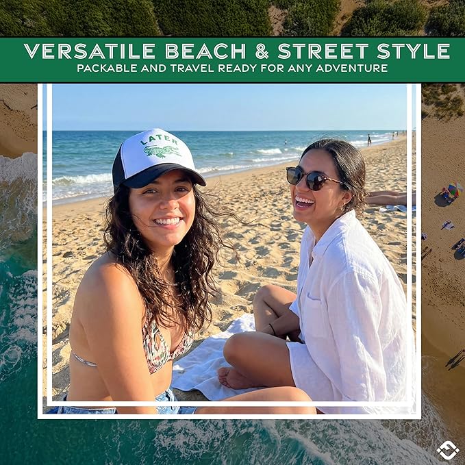 Funky Junque Premium Mesh Snapback Trucker Hat - Stylish Comfort for All - Patriotic, Humor & More