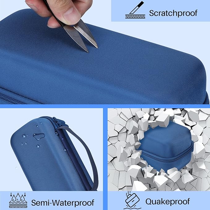 Lebakort Hard Case Compatible with Blue Tees Golf Player+ GPS Speaker (Navy Case)