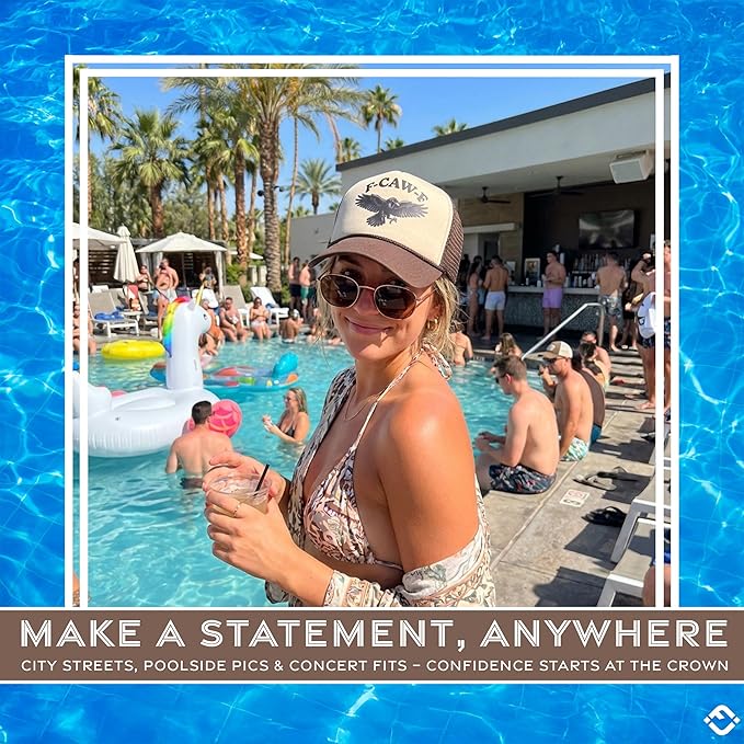 Funky Junque Premium Mesh Snapback Trucker Hat - Stylish Comfort for All - Patriotic, Humor & More