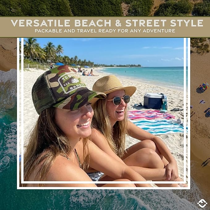 Funky Junque Premium Mesh Snapback Trucker Hat - Stylish Comfort for All - Patriotic, Humor & More