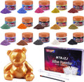 MTBJZJ Mica Powder for Resin, 15 Colors - 20g/Bottle of Epoxy Resin Color by MTBJZJ