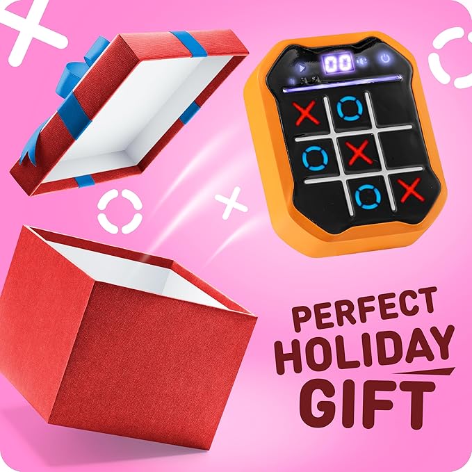 Electronic Tic-Tac-Toe Handheld Game | 3-in-1 Memory & Brain Games | Birthday - Image 7