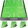CHAMPKEY Heavy-Duty Golf Hitting Mat - Swing Path Feedback Golf Practice Mat - Ideal for Indoor and Outdoor Training