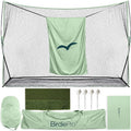 BirdiePro® - American Pro Golf Practice Net, 10x7ft Heavy Duty Golf Hitting Net with EchoShield™ Target & FlexWeave™ Net, Indoor Outdoor Training Backyard, Full Set with Mat, Balls & Cap