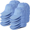 Shyyween Kids Baseball Caps Youth Adjustable Plain Baseball Hats Cotton Blank Hats Bulk for Girls Boys Sport Team