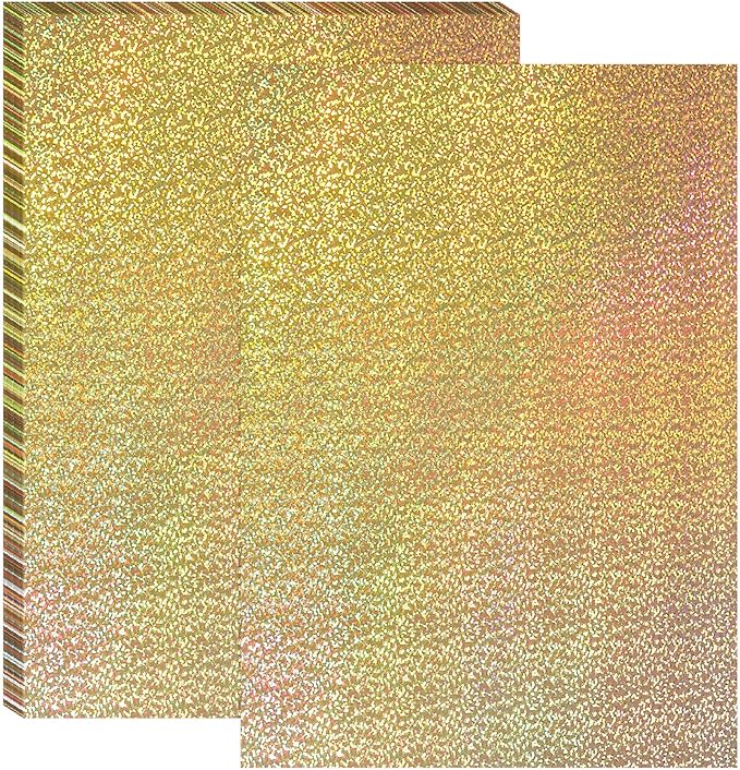 PATIKIL 11.7x8.3" Hot Stamping Foil Paper Sheet, 20 Sheets A4 Heat Transfer Hot by PATIKIL