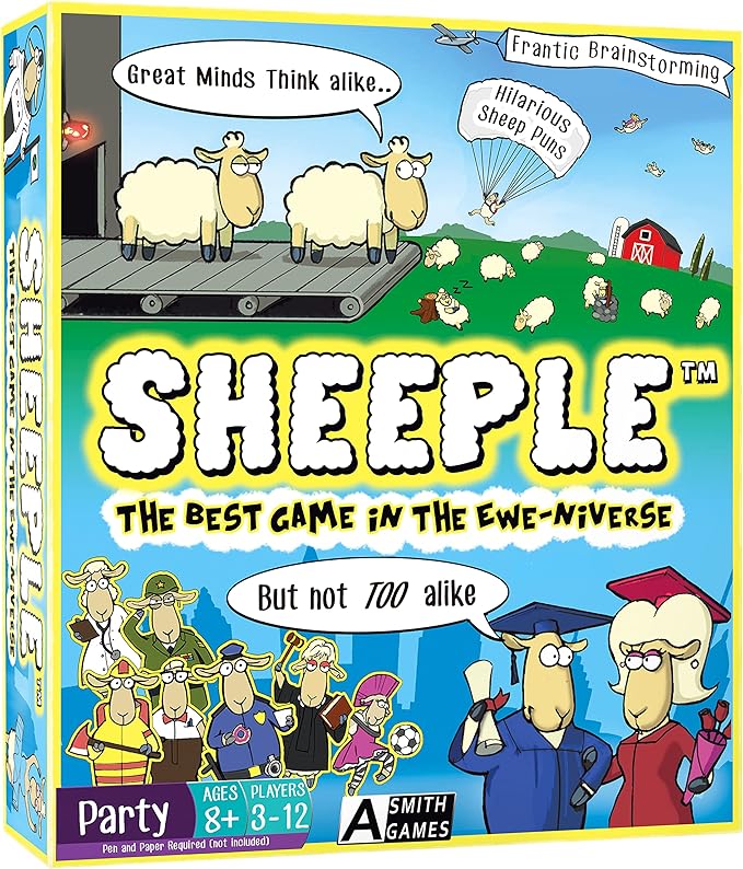 SHEEPLE™ - Where Great Minds Think Alike - Funny Word Association Party Game - by SHEEPLE