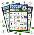 Soccer Bingo Game, Soccer Party Games Bingo Cards by Disfuco