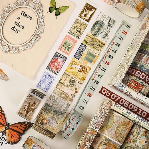 Vintage Washi Tape Set - Image 3