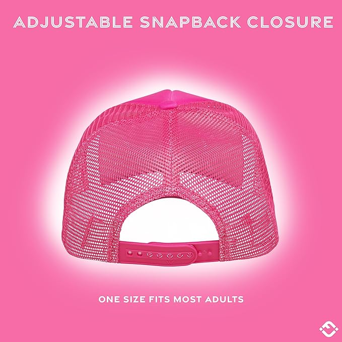 Funky Junque Premium Mesh Snapback Trucker Hat - Stylish Comfort for All - Patriotic, Humor & More