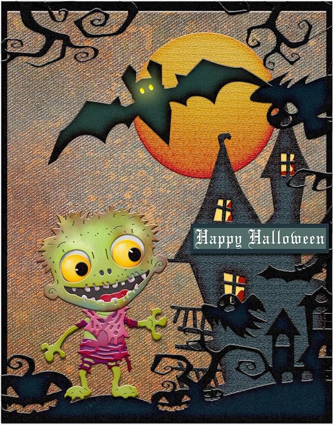 Halloween Clear Silicone stampReusable Stamp - Image 3