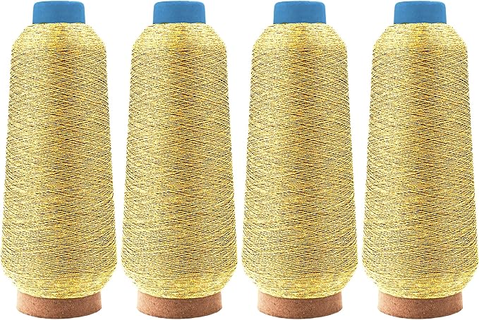 Mandala Crafts 4 Pack of Serger Threads Cones Spools by MandalaCrafts