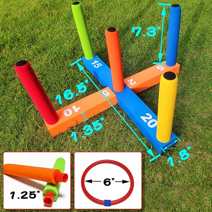 Ring Toss Game for Kids, Indoor & Outdoor Game for Family and Adults - Image 3