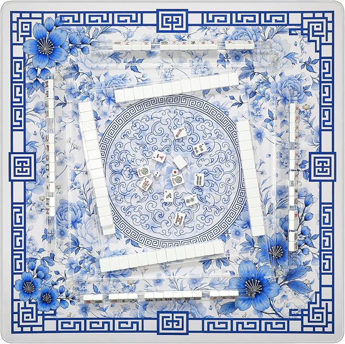 Mahjong Mat for Table 33x33 Inch, Noise-Reducing American Mahjong Mat, Mahjong - Image 6