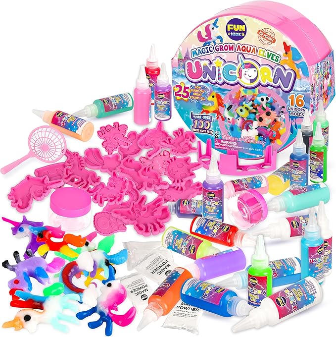 Unicorn Magic Grow Aqua Elves Kit, FunKidz Magical Water Elf Toys - Image 4