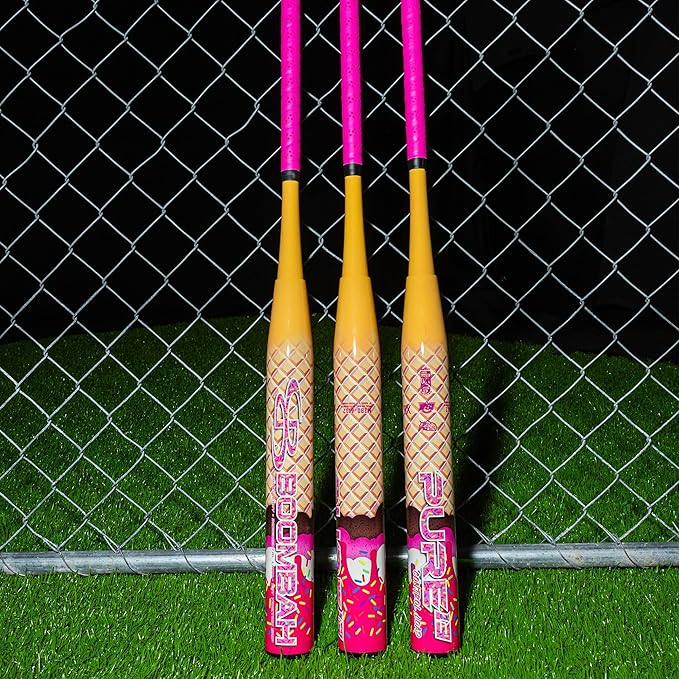 BoombahPure Ice Cream Neapolitan 13" Barrel Balanced Control Load Slowpitch Softball Bat
