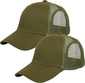 Falari Trucker Hat Baseball Cap Structured Plain Design 6 Panel, Adjustable Size