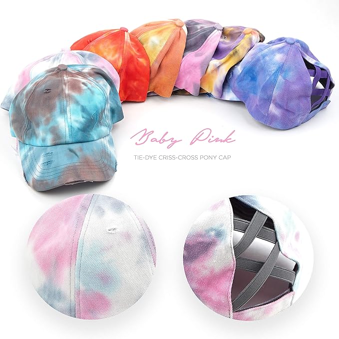 C.C Ponycap Messy High Bun Ponytail Adjustable Glitter Mesh Trucker Baseball Cap