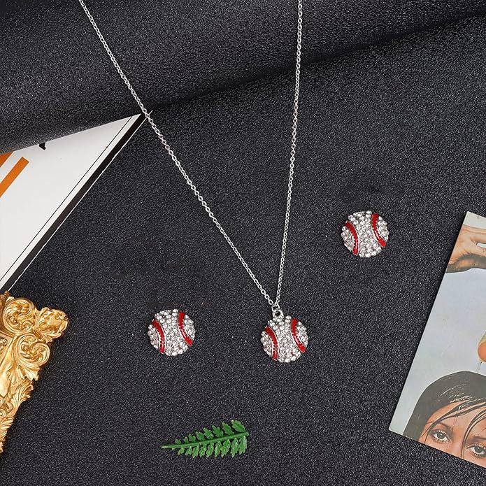 Baseball Earrings for Women Baseball Mom Accessories Essentials Game Day Fan Gifts Lightweight Sports Stud Earrings Jewelry Game Day Shirts Women