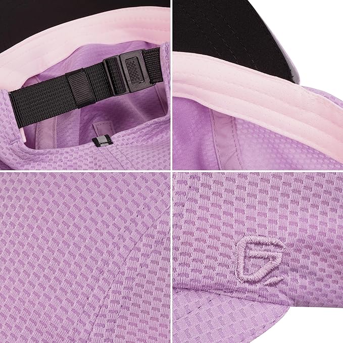 GADIEMKENSD Women's Race Day Running Cap Performance Mesh Hat - Excellent Ventilation, Lightweight, Reflective Safety
