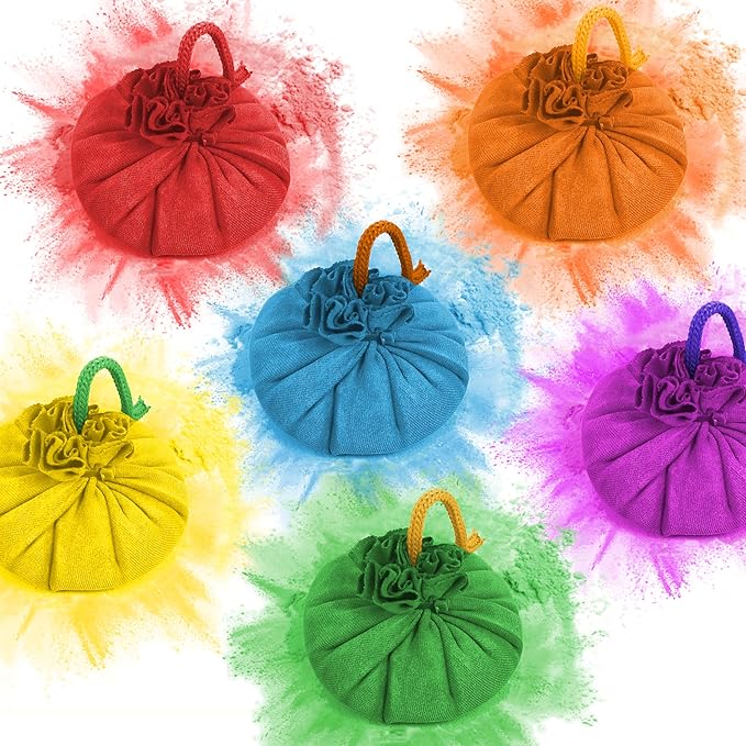 ARELUX Color Powder Balls-48 Packs Holi Powder Colors Chalk Balls, 200+ Throws - Image 9
