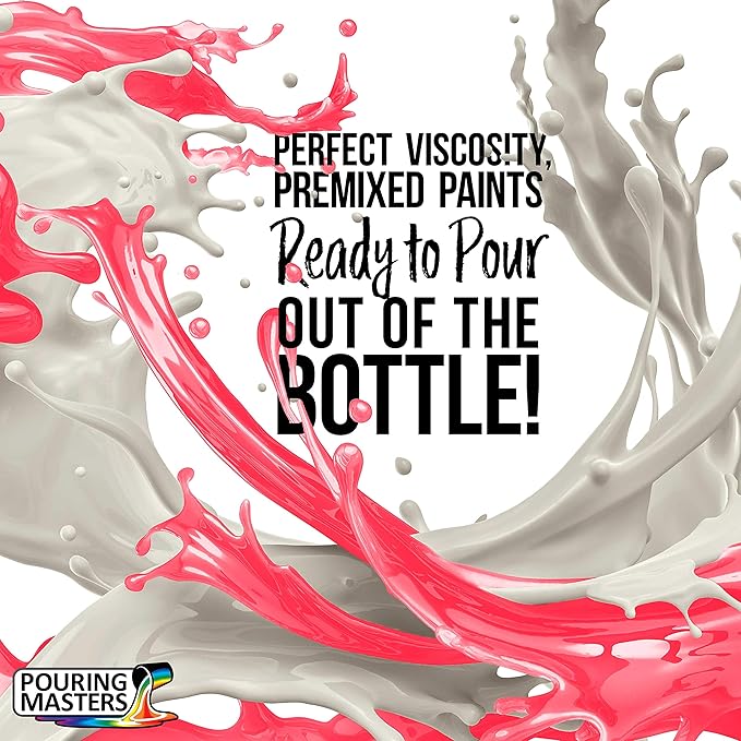Pouring Masters Neon Streak Pink Ready to Pour Acrylic Pouring Paint - Image 2