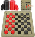 Giant Checkers Game Set by Mztkenan