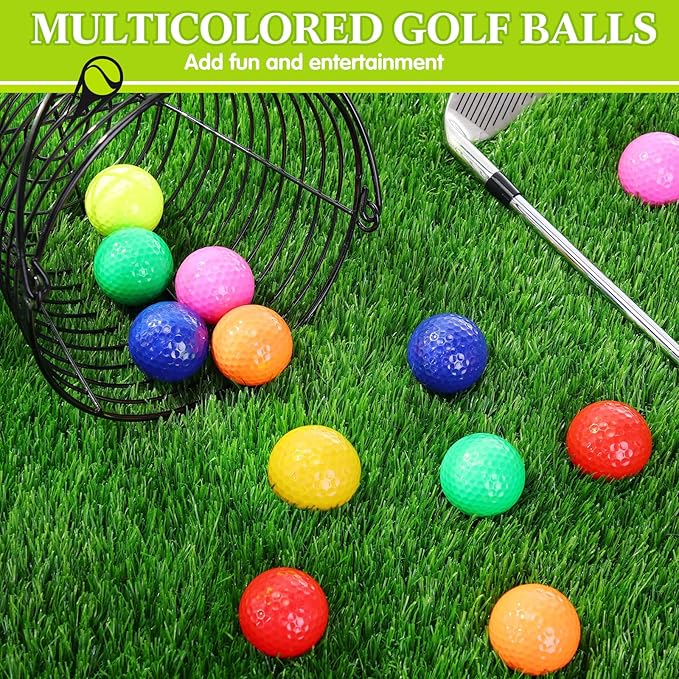 Mudder 12 Pcs Colored Funny Golf Balls Special Emoticon Face Professional Practice Golf Balls Novelty Cute Golfer Accessories for Summer Outdoor Father's Day Men Teens Birthday Gifts