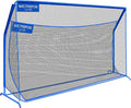 Golf Hitting Net with Extra Striking Net, 10x7ft/7x7ft Heavy Duty Golf Practice Nets for Golfers Backyard Driving Swing, Golf Impact Cage Metal Frame with Storage Bag&Elevated Base, Indoor Outdoor Use
