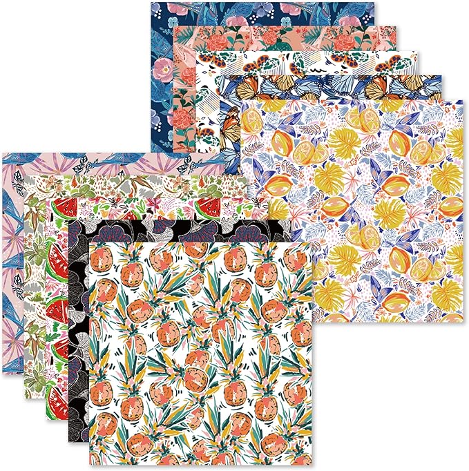 Origami Paper Kit 50 Sheets 6 Inch Square Double Sided Color 10 Vivid Colors - Image 2