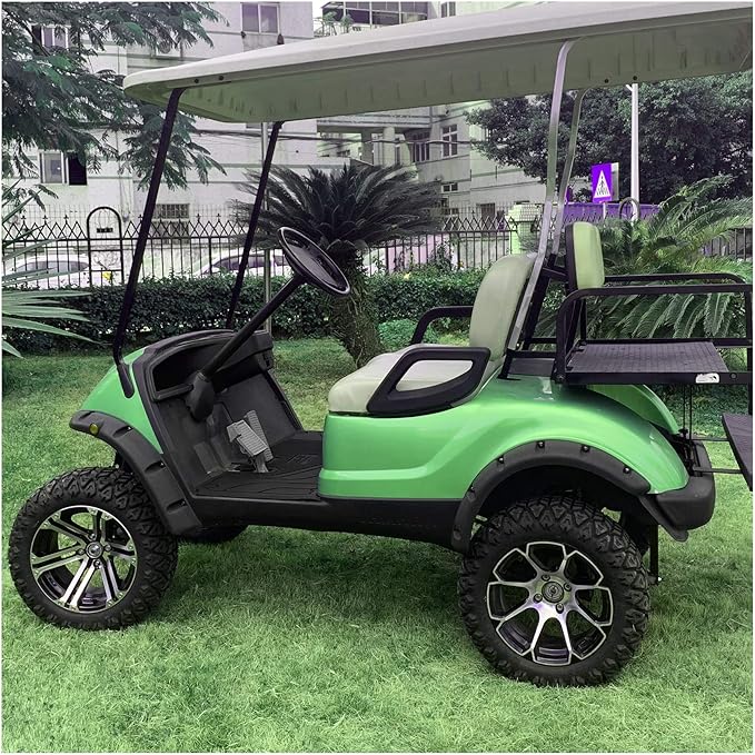 10L0L Golf Cart Front Rear Fender Flares for Yamaha G29 Drive Gas & Electric, with Metal Hardware, Set of 4(Not Fit Modified Models)