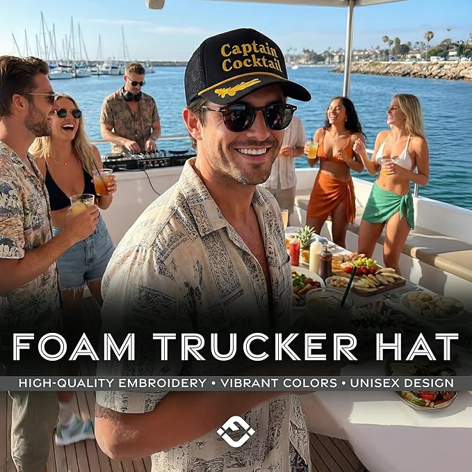 Funky Junque Premium Mesh Snapback Trucker Hat - Stylish Comfort for All - Patriotic, Humor & More