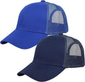 Falari Trucker Hat Baseball Cap Structured Plain Design 6 Panel, Adjustable Size