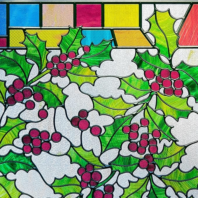 3D Stained Glass Window Film, Decorative Window Privacy Film - Image 2