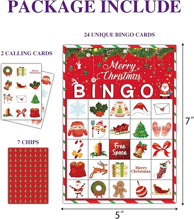 Christmas Bingo Game, Christmas Bingo Games - Image 2