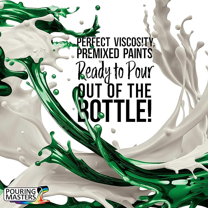 Pouring Masters Forest Green Ready to Pour Acrylic Pouring Paint - Image 2