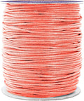 Mandala Crafts 1.5mm 109 Yards Coral Cotton Waxed Cord by MandalaCrafts