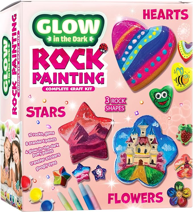 Heart, Flower & Star Shaped Rocks by Unknown