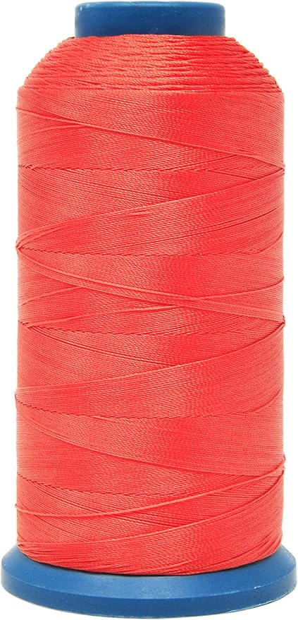 Mandala Crafts Bonded Nylon Thread Coral Heavy Duty Sewing Thread by MandalaCrafts