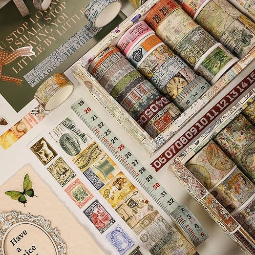 Vintage Washi Tape Set - Image 5