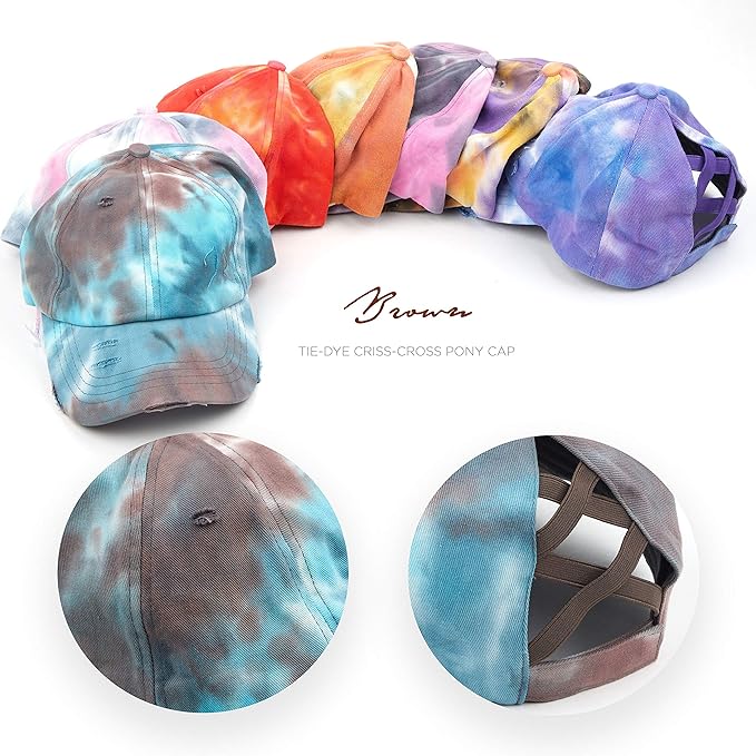 C.C Ponycap Messy High Bun Ponytail Adjustable Glitter Mesh Trucker Baseball Cap
