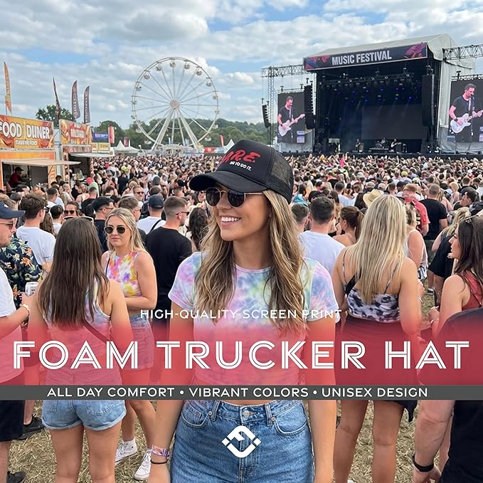 Funky Junque Premium Mesh Snapback Trucker Hat - Stylish Comfort for All - Patriotic, Humor & More