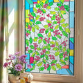 3D Stained Glass Window Film, Decorative Window Privacy Film by ADDHERES