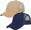 Falari Trucker Hat Baseball Cap Structured Plain Design 6 Panel, Adjustable Size