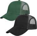 Falari Trucker Hat Baseball Cap Structured Plain Design 6 Panel, Adjustable Size