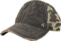Vintage Distressed Baseball Cap – Unstructured Fit Adjustable Snapback Hat for Men & Women
