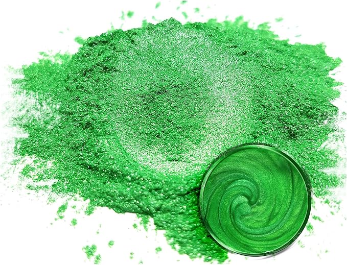 Eye Candy Pigments Premium Green Mica Powder - Image 8