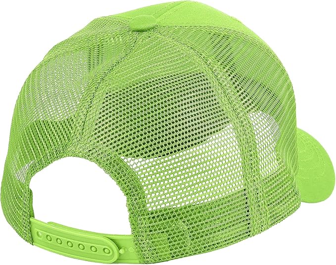 Falari Trucker Hat Baseball Cap Structured Plain Design 6 Panel, Adjustable Size
