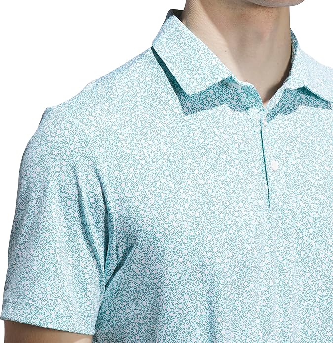 adidas Mens Ultimate365 Mini Bunker Polo Shirt